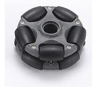 BTFWM 4PCS 58mm Omni Nylon White Wheel NXT Universal Wheel Equipped With 4mm Coupling, for ROS Platform Robot Smart Car Omni-Wheel (Size : 4 pcs gray wheels)