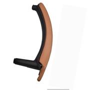 BTFWM 4PCS Set LHD Carbon Fiber Texture Car Front Rear Left Right Inner Interior Door Pull Handle Trim Cover, for BMW, E70 E71 X5 X6 Car Interior Door Pull Handle(Brown-Left)