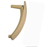 BTFWM 4PCS Set LHD Carbon Fiber Texture Car Front Rear Left Right Inner Interior Door Pull Handle Trim Cover, for BMW, E70 E71 X5 X6 Car Interior Door Pull Handle(Beige-Left)