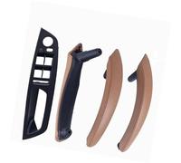 BTFWM 4PCS Set LHD RHD Carbon Fiber Texture Car Left Right Inner Interior Door Pull Handle Trim Cover, for BMW, E70 E71 X5 X6 Car Interior Door Pull Handle(LHD-Brown-Standard)