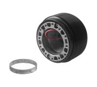 BTFWM 6-hole Steering Wheel Hub Adapter Boss Kit Aluminum Rubber for Mazda, for 626 1978-1992 Mx3 Mx5 Steering Base Mount