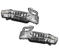 BTFWM 68236930AB 68236930AC LED Side Rearview Mirror Turn Signal Light Indicator, for Jeep, for Grand Cherokee 2011-2021(Left and Right) Side Mirror Turn Signal Light(BLACK Left and Right)