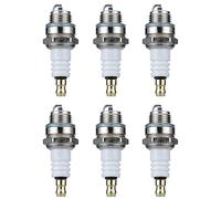 BTFWM 6x Motorcycle Spark Plugs Replacement, for &, RJ19LM BR2LM Lawn Mower Motor Car Accessories Plug Tool Spark Plug
