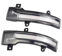BTFWM 8351A135 8351A136 LED Dynamic Turn Signal Light Side Mirror Indicator, for Mitsubishi, for Outlander, for ASX 2013-2020, for Lancer 2016(Smoked Black) Side Mirror Turn Signal Light(BLACK Clear)