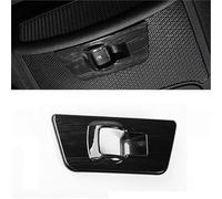 BTFWM Abs Black Wood Grain Full Interior Decorative Cover Trim Sticker, for Ford for F150 2015-2020 Steering Wheel Rim Cover(BLACK 1pcs Rear Window Switch Trim Cover)