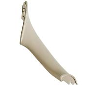 BTFWM ABS Car Side Inner Door Panel Handle Sedan Pull Trim Cover, for BMW, 5 Serie F10 F11 520i 525d 535i 550i 51417225852 51417225858 Car Interior Door Pull Handle(Beige-White-Right)