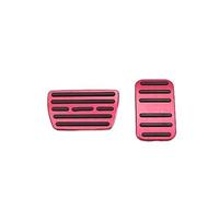 BTFWM Aluminum Alloy Car Styling Accelerator Gas Pedal Brake Cover Non Slip Pad AT, for CRV, 2017 2018-2020 Car Pedal Cover Protector(Black RED)