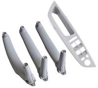 BTFWM Beige Black Gray Armrest Car Left Front Driver's, for Seat, LHD Interior Door Handle Inner Panel Pull Trim Cover, for BMW, E70 E71 X5 X6 51416969401 Car Interior Door Pull Handle(Gray-4pcs)