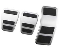 BTFWM Car Brake Pedal Cover, for Ford, New, for Fiesta, MK7 2008-2013 Accelerator Footrest Pedals Pad Accessories Car Pedal Cover Set(BLACK MT 2pcs)