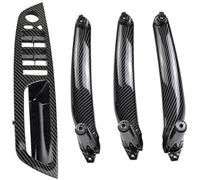 BTFWM Car Carbon Fiber ABS Interior Door Armrest Handle Left Right Panel Pull Trim Cover, for BMW, E70 E71 X5 X6 2007-2012 2013 2014 51416969401 Car Interior Door Pull Handle(RHD Carbon 4Pcs)