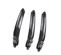 BTFWM Car Carbon Fiber ABS Interior Door Armrest Handle Left Right Panel Pull Trim Cover, for BMW, E70 E71 X5 X6 2007-2012 2013 2014 Car Interior Door Pull Handle(LHD-Carbon-3Pcs)