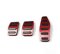 BTFWM Car Clutch Brake Accelerator Pedal Foot Rest Pedals Covers, for Jimny, JB64 Sierra JB74W 2019 2020 Styling Accessories Cover Car Pedal Cover Protector(Black AT RED)