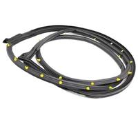 BTFWM Car Door Edge Protector, for Hyundai, for Elantra, 2001-2006 821402D000 Door Rubber Weatherstrip Seal Weather-Strip car Paint Protection Strip(Black Left Front)