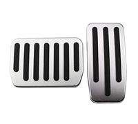 BTFWM Car Foot Pedals, for Tesla, Model 3 Model3 Y 2016-2021 Accelerator Gas Fuel Brake Pedal Pads Mats Cover Styling Car Pedal Cover Protector(Black SILVER)