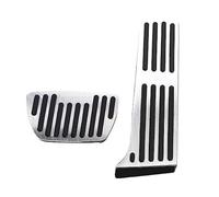 BTFWM Car Foot Pedals, for Toyota, Harrier IV XU80 2020 2021 2022 Accelerator Gas Fuel Brake Pedal Rest Pad Mat Cover Accessories Car Pedal Cover Protector(Black 2PCS SILVER)