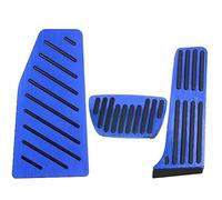 BTFWM Car Foot Pedals, for Toyota, Harrier IV XU80 2020 2021 2022 Accelerator Gas Fuel Brake Pedal Rest Pad Mat Cover Accessories Car Pedal Cover Protector(Black 3PCS BLUE)