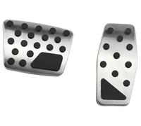 BTFWM Car Footrest Pedals Cover, for Jeep, Compass 2017-2021,For Renegade, BU 2015-2021 Accelerator Brake Pedal Pads Accessories AT Car Pedal Cover Set