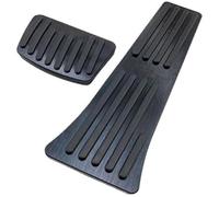 BTFWM Car Fuel Accelerator Brake Pedal Cover, for Hyundai, Sonata LF DN8 2015-2022 Aluminum Accessories Car Pedal Cover Set(BLACK Black)