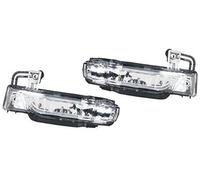 BTFWM Car LED Rearview Mirror Turn Signal Light Repeaters Flasher 68236930AB, for Jeep, for Grand Cherokee 2011 2012-2020(Left and Right) Side Mirror Turn Signal Light(BLACK Left and Right)