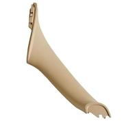 BTFWM Car Left Right Inside Interior Handle Inner Door Panel Pull Trim Cover, for BMW, 5 Series F10 F11 2011-2016 Gray Beige Black 51417225851 Car Interior Door Pull Handle(Beige-Right)