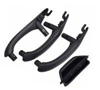 BTFWM Car Left Right Interior Leather Outer Cover Trim Door Handle Inner Panel Pull, for BMW, X3 X4 F25 F26 51417248502 Car Interior Door Pull Handle(LHD Black 4pcs)