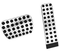 BTFWM Car Pedal Cover, for Mercedes-Benz, W124 W202 W203 W140 W208 W210 W211 W220 R170 R171 R-Class Accessories Brake Pad Car Pedal Cover Set(BLACK AT pedal)