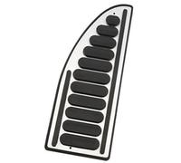 BTFWM Car Pedal Pads Cover, for Ford, Everest Endeavour Raider Ranger 2016-2022 Stainless Pedals Fuel Brake Car Pedal Cover Set(BLACK 1pc rest pedal)