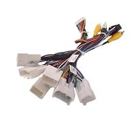 BTFWM Car Radio Stereo Wiring Harness Cable Adapter Android 16pin, for Toyota, Camry, for Corolla, for RAV4, Sienna highlander, for Lexus, ES300 Car Radio Wiring Harness Adapter