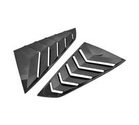 BTFWM Car Rear Louver Window Side Shutter Decoration Cover Sticker Vent Scoop Trim, For Mustang, 2024 2025 Up Exterior Accessories Car Exterior Louver Cover(Carbon Fiber Look)