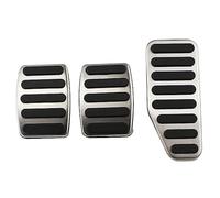 BTFWM Car Styling Clutch Brake Accelerator Pedal Foot Rest Pedals Covers, for Swift, Alto Jimny Cover Car Pedal Cover Protector(Black MT)