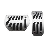 BTFWM Car Styling, for Peugeot, 2008 207 CC SW GTI RC 208 308CC Sport Fuel Brake Dead Pedal Cover Set Auto Accessories Foot Car Pedal Cover Protector(Black AT 2 PCS)