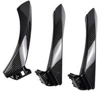 BTFWM Carbon Fiber Car Interior Handle Inner Door Armrest Panel Pull Trim Cover, for BMW, 3 Series E90 E91 E92 316 318 320 325 328i 51417230850 Car Interior Door Pull Handle(LHD-Carbon Fiber)