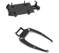 BTFWM Detachable Phone Holder, for NMAX 155, for 125 2015-2020 Motorcycle GPS Navigation Bracket USB Charging Port Mount Motorcycle Handlebar Phone Mount Holder(BLACK A 12mm)