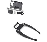 BTFWM Detachable Phone Holder, for NMAX 155, for 125 2015-2020 Motorcycle GPS Navigation Bracket USB Charging Port Mount Motorcycle Handlebar Phone Mount Holder(BLACK B 12mm)