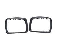 BTFWM Door Mirror Frame Side Trim Ring, for BMW, E53 X5 3.0d 3.0i 4.4i 1999-2006 Replacement Caps Rear Wing Mirror Housing Trim Frame(Pair)
