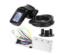 BTFWM For 24/36/48/60V 350/450/500/1000W E-bike Brushless Motor Controller With LCD Display Panel Thumb Throttle Electric Bike Scooter Electric Scooter Display Screen(24V 350W)