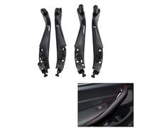 BTFWM for BMW, 5 Serie Door Handle G30g38 Door Handle Armret Gla Lift Switch Trim 51417438 car armrest Handle(Carbon Fiber Handle 4-Piece Set)