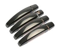 BTFWM for Chevrolet, Captiva 08-11, for Camaro, 10-11, for Cruze, 08-13, for Malibu 12-14, for Spark 09-11 Car Door Handle Cover Auto Catch Cap Stickers Car Exterior Door Handle Cover(Carbon Style)