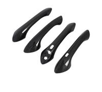 BTFWM for Chevrolet, Onix II Turbo 2019-2023 Carbon Fiber Door Handle Cover Trim Car Styling Stickers Tuning Car Exterior Door Handle Cover(4handle 2buttons)