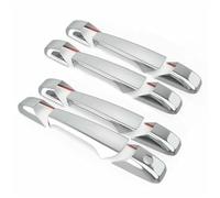 BTFWM for Chevrolet, Suburban Tahoe Silverado Avalanche, for GMC Yukon XL Sierra Chrome/Black Car Door Handles Covers Car Exterior Door Handle Cover(Silver)