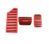 BTFWM For Civic, 10th 11th 2016-2019 2021 2022 Car Accelerator Pedal Brake Pedals Pad Non-Slip Cover Case Protector Accessories Foot Car Pedal Cover Protector(Black 3PCS RED)