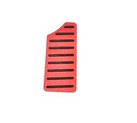BTFWM For Civic, 10th 11th 2016-2019 2021 2022 Car Accelerator Pedal Brake Pedals Pad Non-Slip Cover Case Protector Accessories Foot Car Pedal Cover Protector(Black FOOTREST RED)