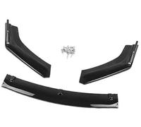 BTFWM For Civic, X FC FK 10th Gen 4 Door Sedan 2016-2020 Car Front Bumper Spoiler Lip Lower Splitter Guard Blade Auto Kit Spoiler Front Bumper Splitter(BLACK Glossy Black)