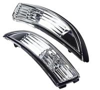 BTFWM For ford, for Fiesta, for B-Max 2008-2017 Side Mirror Turn Signal Light Marker Indicator Repeater Blinker 1547274 1748313(Left Side) Side Mirror Turn Signal Light(BLACK Left Right Pair)