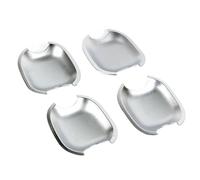 BTFWM for Ford, for Focus, 3 MK3, for, Kuga 2 Car Front Rear Door Grab Handle Inserts Covers Protection Catch Cap Stickers Car Exterior Door Handle Cover(Silver Bowl 4 Door)