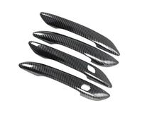 BTFWM for Hyundai, Bayon 2023 Accessories BC3 CUV 2022 2021 Carbon Fiber Door Outer Handle Cover Trim Car Styling Protective Stickers Car Exterior Door Handle Cover
