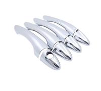 BTFWM for Kia, Sportage MK3 SL 2011 2012 2013 2014 2015 Accessories Carbon Fiber Car Door Handle Cover Trim Protection Styling Stickers Car Exterior Door Handle Cover(Silver Chrome 1 Keyhole)