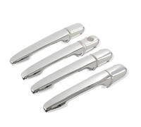 BTFWM for Mazda, 3 2004-2009, for, 5 2006-2017, for, 6 2003-2015 Chrome Carbon Fiber Car Door Handle Cover Trim Car Exterior Door Handle Cover(Silver)
