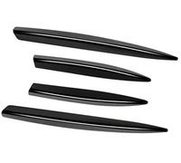 BTFWM For Mercedes-Benz, A Class W177 A200 A35, for AMG 2023+ Car Front Bumpers Lip Air Vent Spoiler Canards Splitter ABS Spoiler Front Bumper Splitter(BLACK Glossy Black)