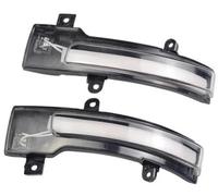 BTFWM For Mitsubishi, for Outlander, for ASX 2013-2020, for Lancer 2016 LED Dynamic Turn Signal Light Side Mirror Indicator 8351A135 8351A136(Smoked Black) Side Mirror Turn Signal Light(BLACK Clear)